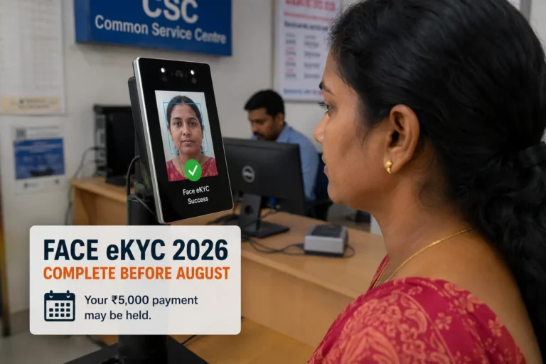 Subhadra Yojana Face eKYC 2026 — Complete Before 5th Installment or Lose ₹5,000